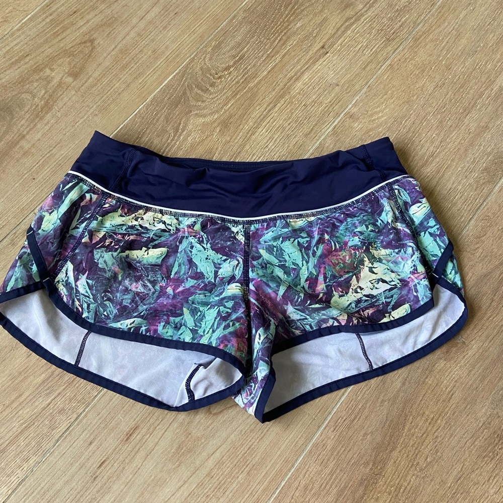 lululemon printed shorts